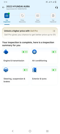 Pearl White Hyundai Aura 1.2 SX