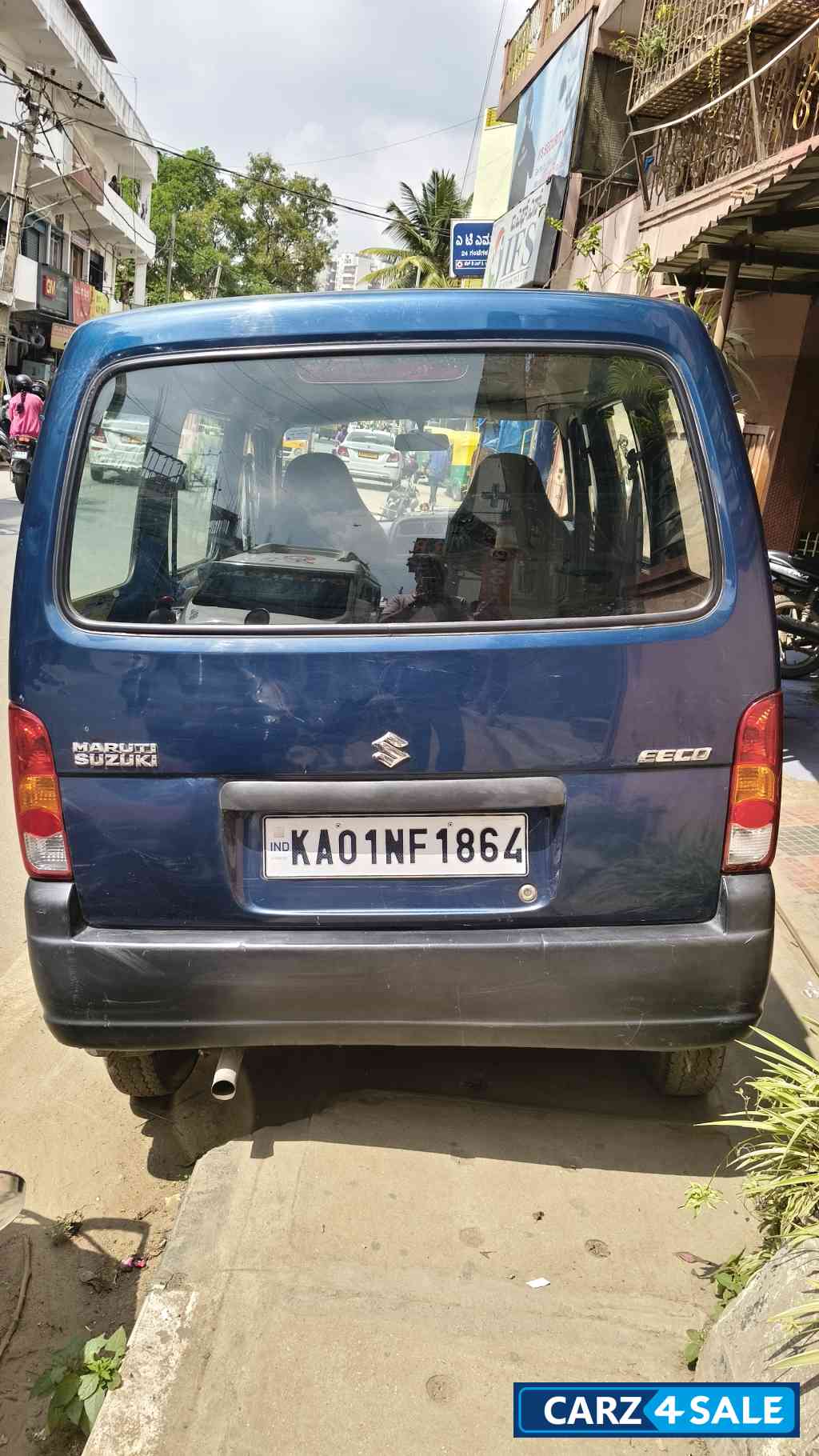 Blue Maruti Suzuki Eeco 5Str + AC, blue colour