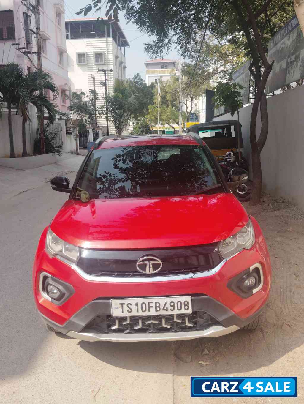 Orange Red Tata Nexon Xz plus Orange Red Tata Nexon Xz plus