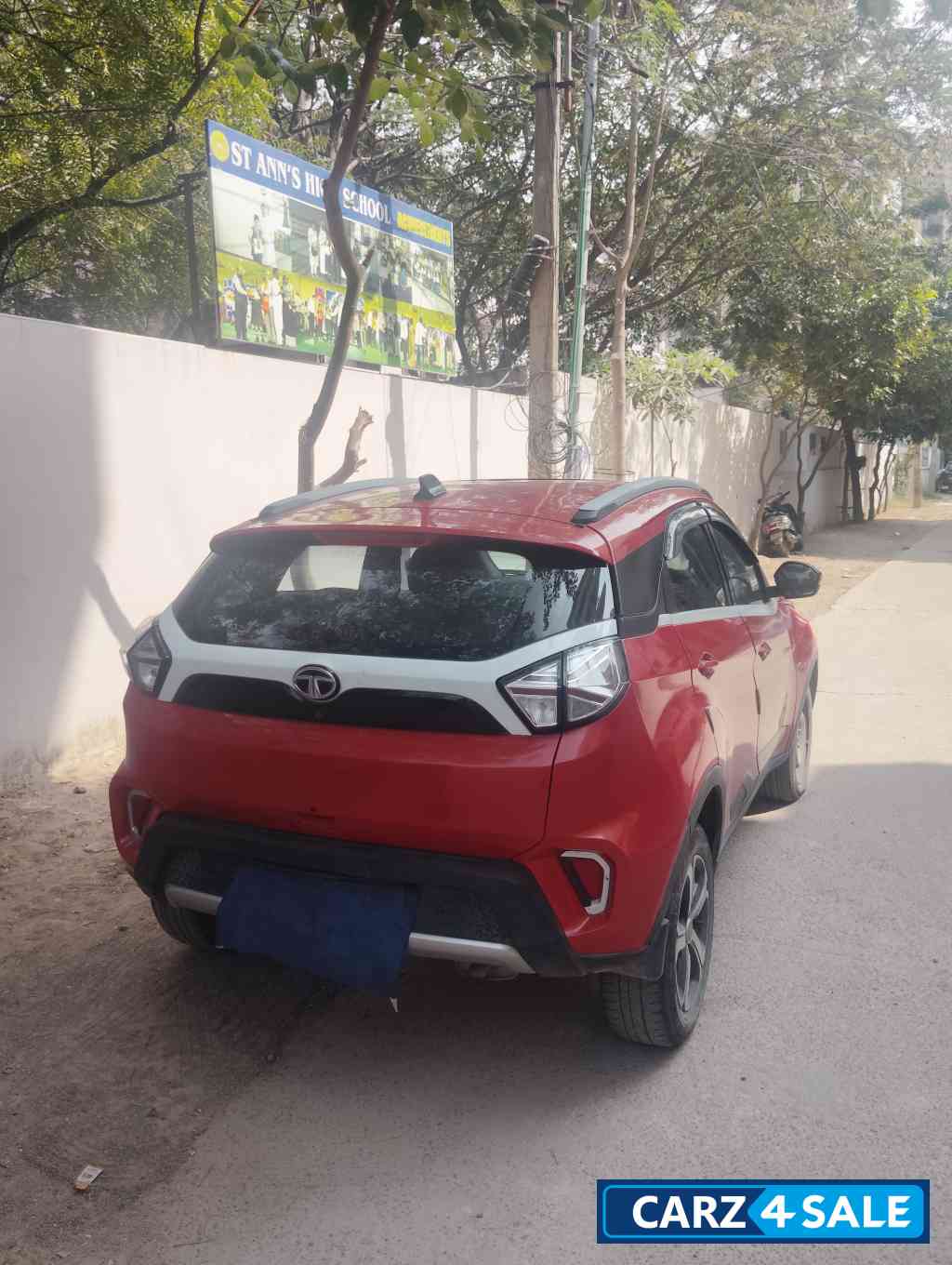 Orange Red Tata Nexon Xz plus Orange Red Tata Nexon Xz plus
