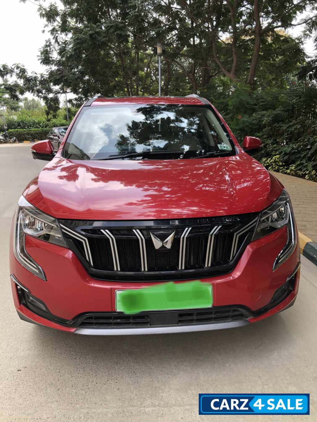 Red Mahindra XUV700 AX 7 Petrol AT Luxury Pack 7 Str