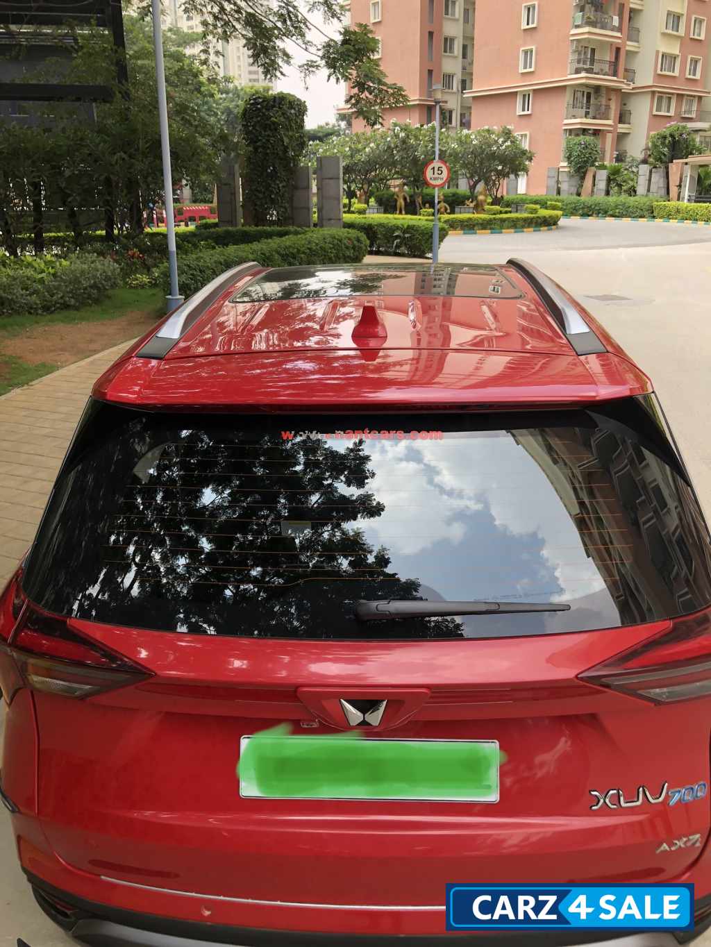 Red Mahindra XUV700 AX 7 Petrol AT Luxury Pack 7 Str