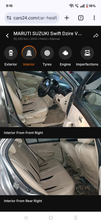 Gray Maruti Suzuki Swift Dezair vxi