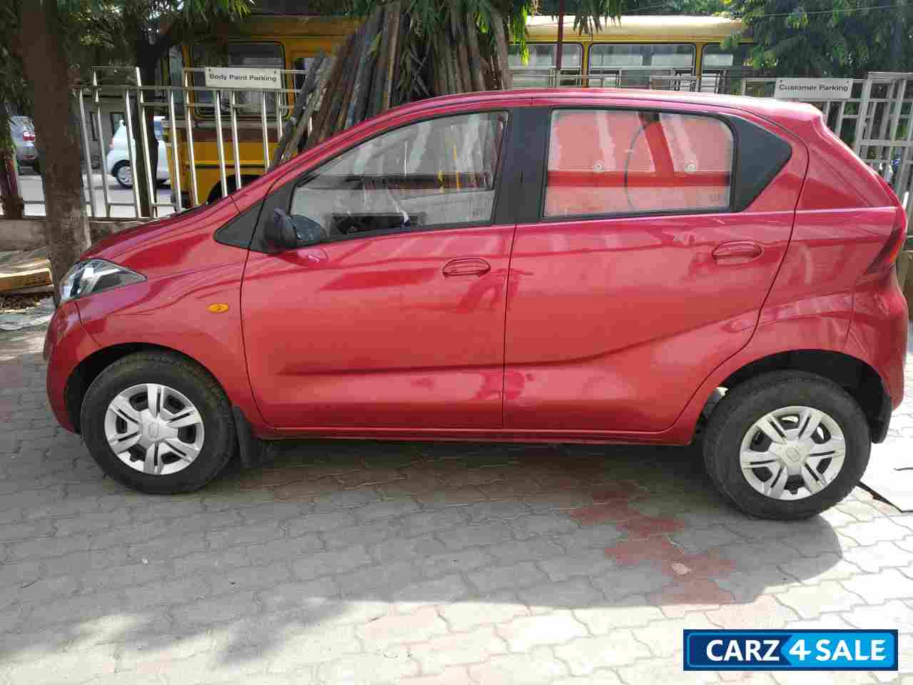 Red Datsun Redi-GO T O