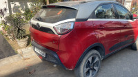 Red And Silver Tata Nexon xz+ dual tone