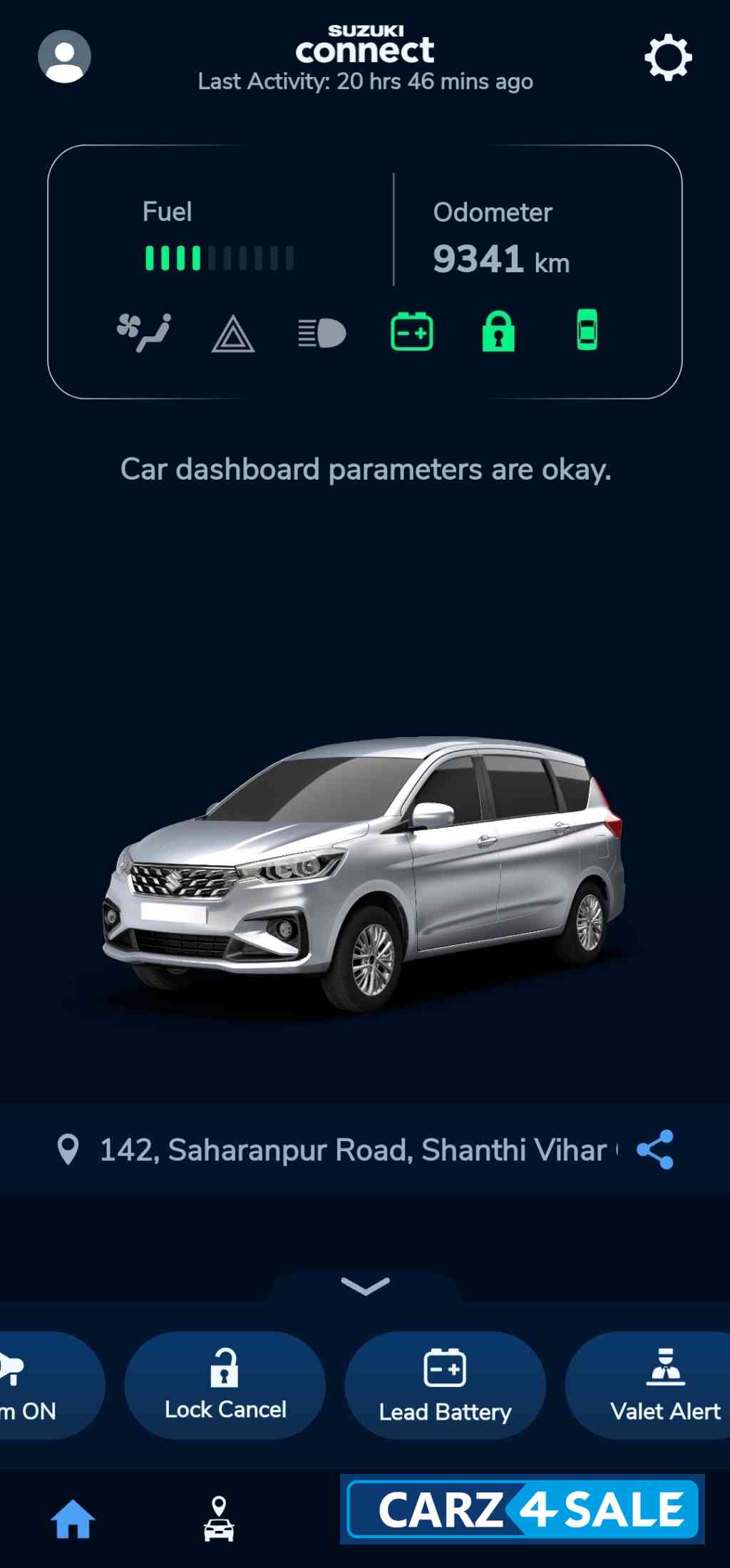 White Maruti Suzuki Ertiga ZXI (O)