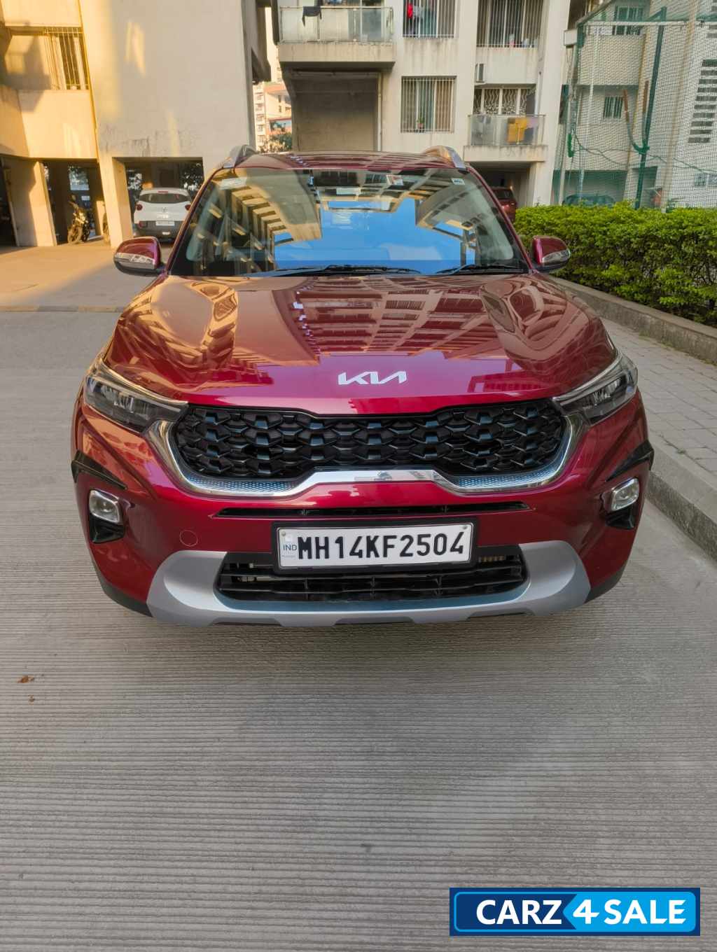 Red Kia Sonet HTX+ DIESEL MANUAL
