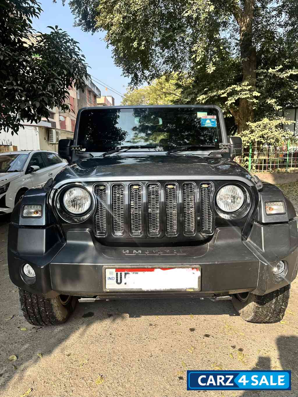Dark Grey Mahindra Thar LX hard top manual transmission 4x4