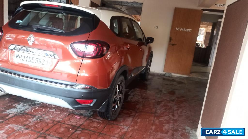 Orange Renault Captur RXT dual tone petrol