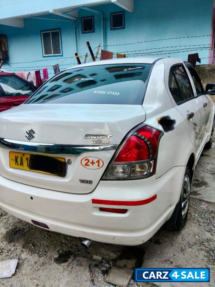White Maruti Suzuki Dzire Tour diesel BS IV