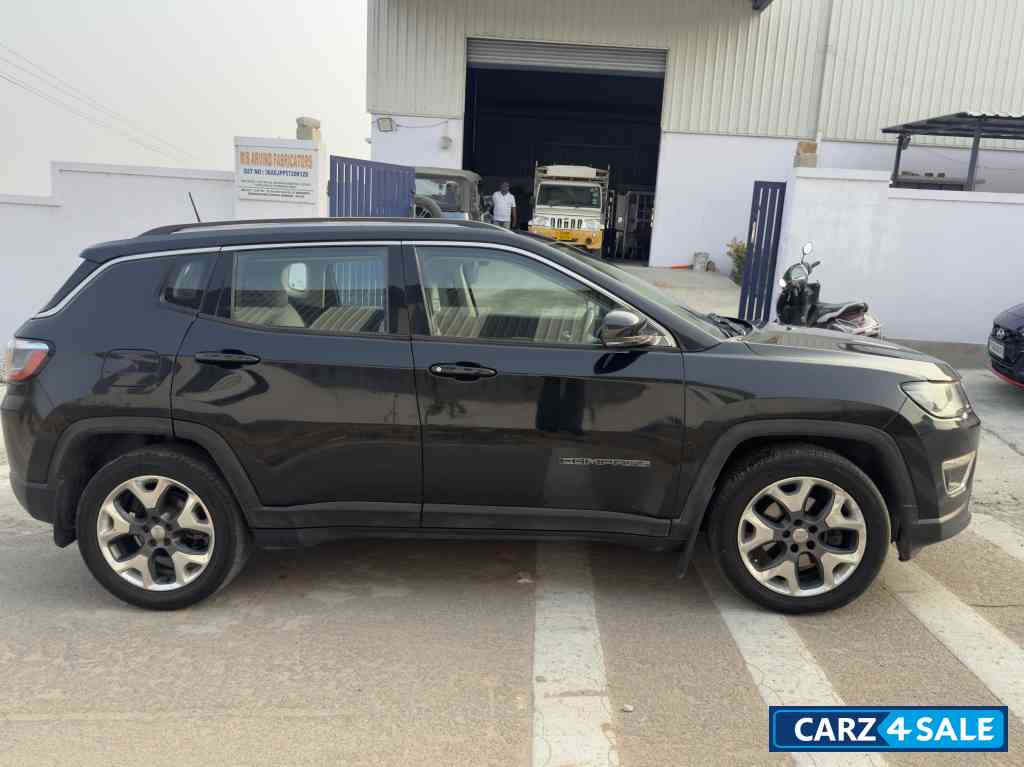 Brilliant Black Jeep Compass Limited Plus