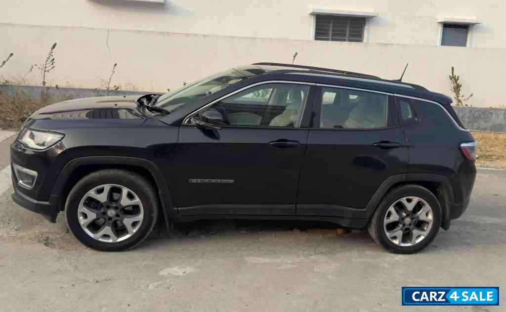 Brilliant Black Jeep Compass Limited Plus