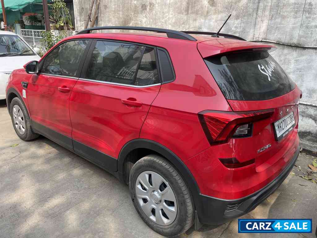 Red Skoda Kushaq Classic