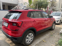 Red Skoda Kushaq Classic