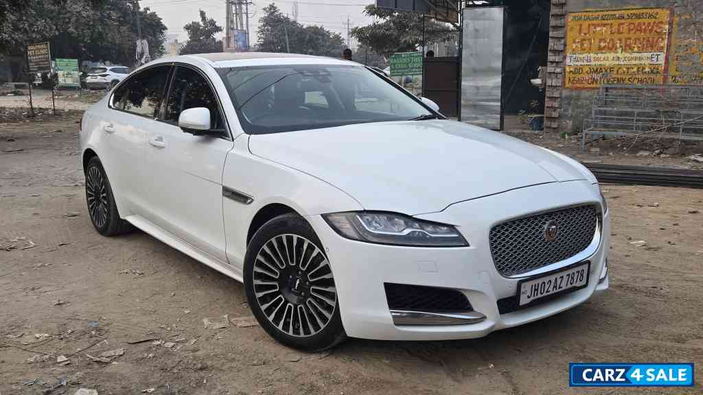 White Jaguar XF Portfolio Petrol 2019