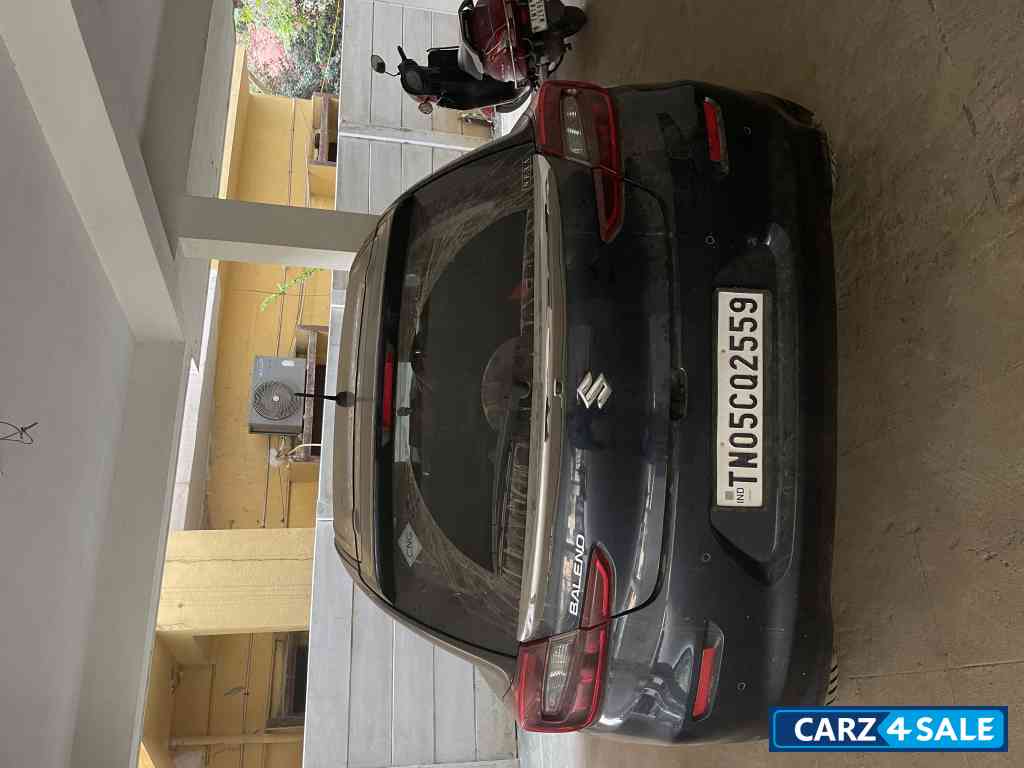 Blue Maruti Suzuki Baleno Zeta CNG