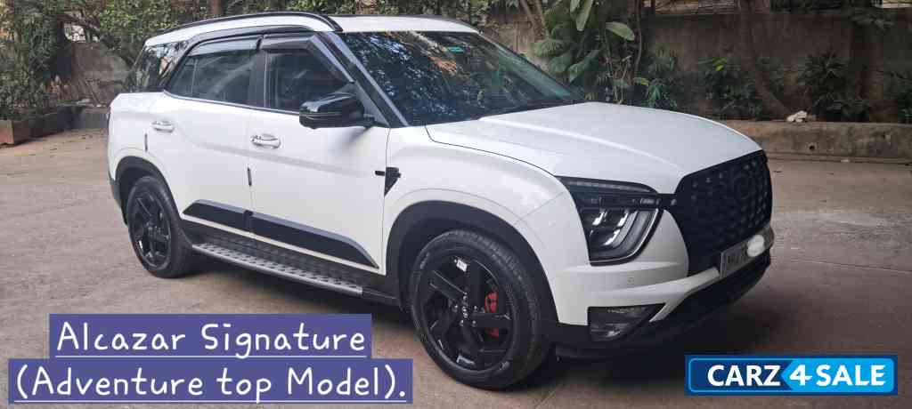 White Hyundai Alcazar Signature Adventure