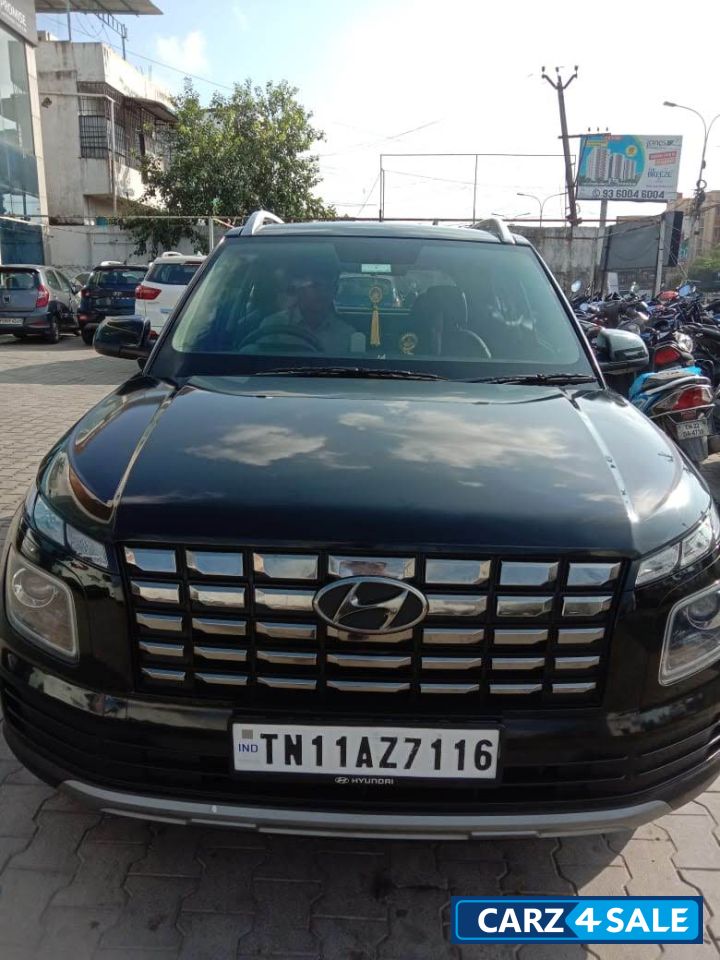 Black Hyundai Venue HYUNDAI/VENUE/1.2 S OPTIONAL PETROL / PETRO