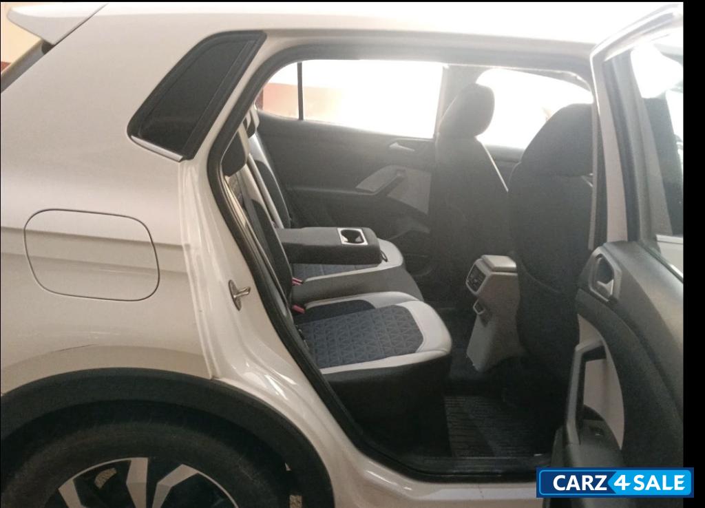 White Volkswagen Taigun GT Plus DSG