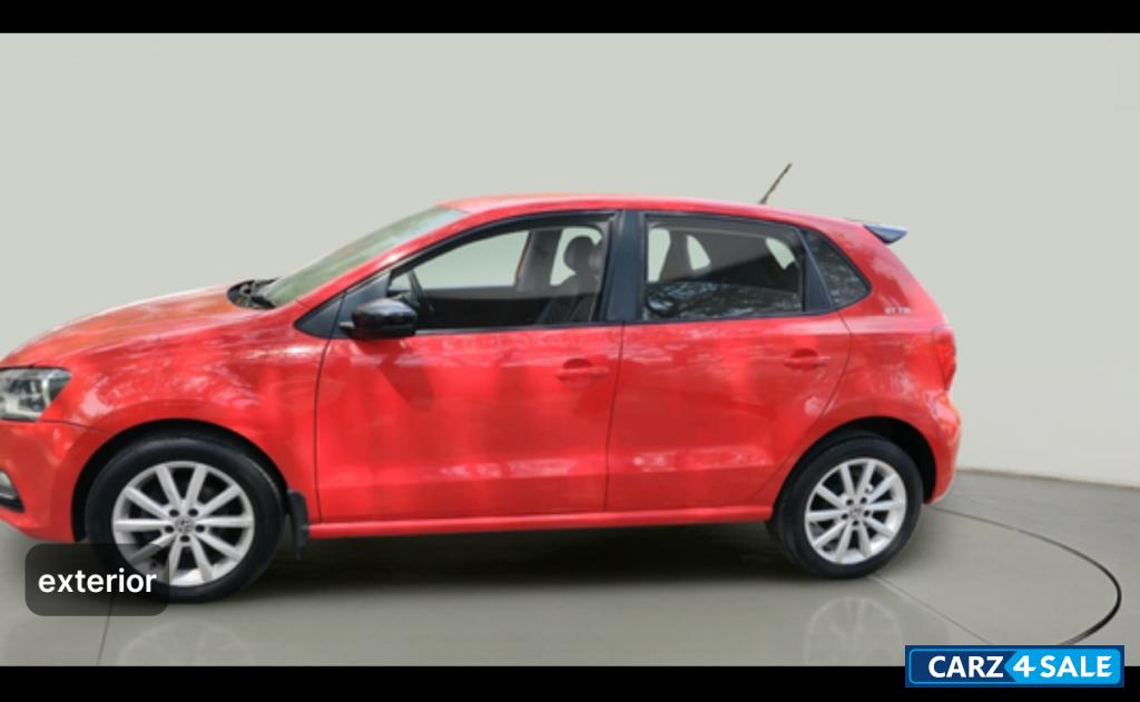 Red Volkswagen Polo GT 1.2