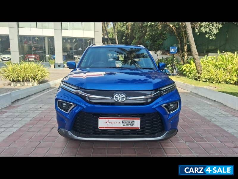 Blue Toyota Urban Cruiser Hyryder V