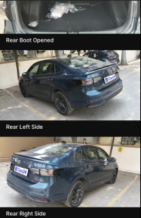 Lava Blue Volkswagen Virtus 1.5 DSG AT 2025