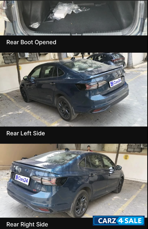 Lava Blue Volkswagen Virtus 1.5 DSG AT 2025