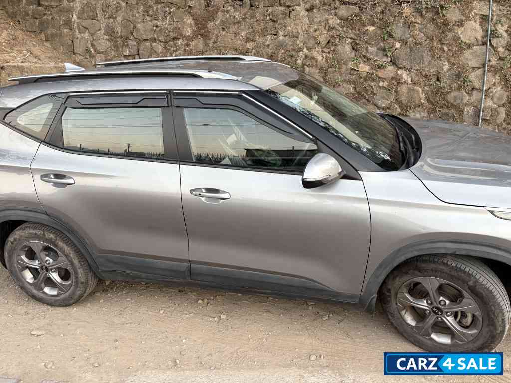 Steel Silver Kia Seltos HTK plus
