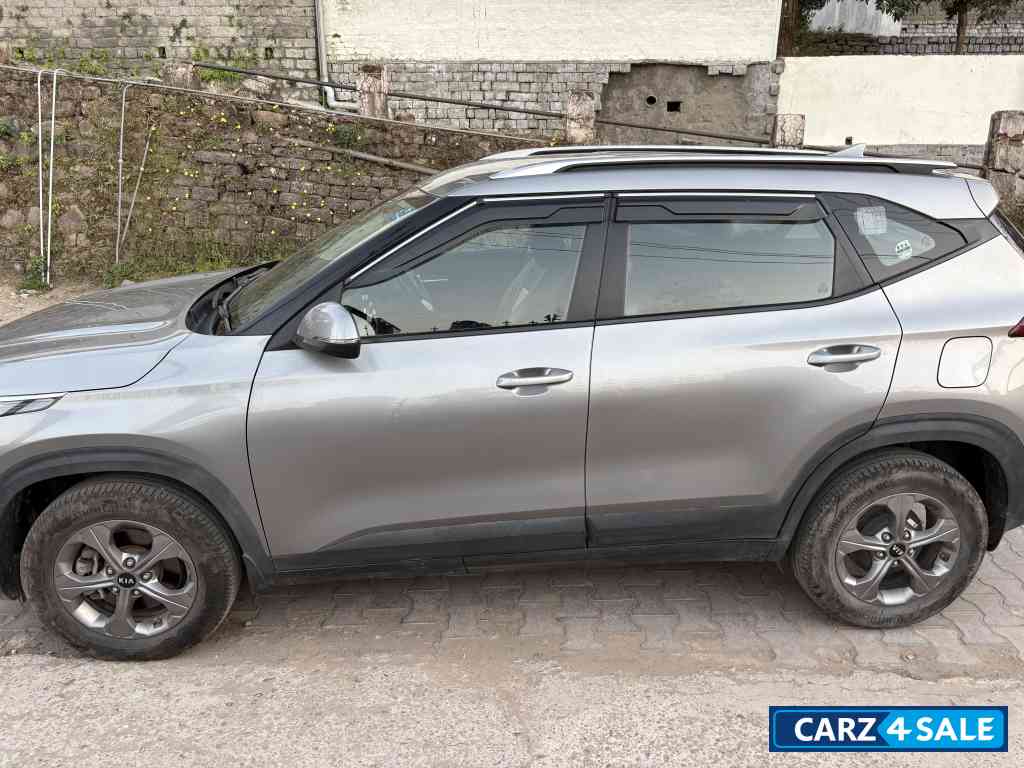 Steel Silver Kia Seltos HTK plus