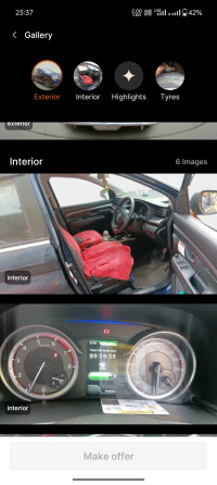 Prime Crystal Blue Maruti Suzuki XL6 Zeta cng