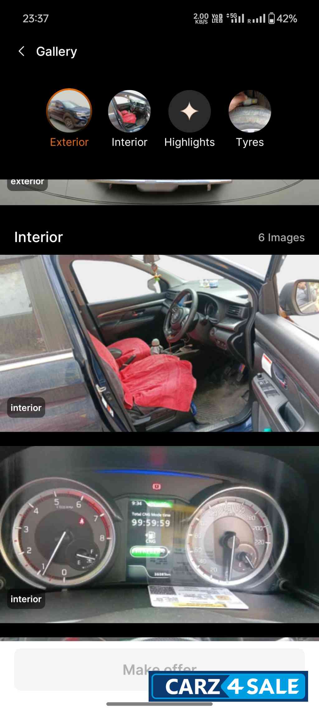 Prime Crystal Blue Maruti Suzuki XL6 Zeta cng Prime Crystal Blue Maruti Suzuki XL6 Zeta cng