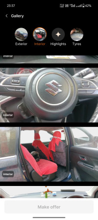 Prime Crystal Blue Maruti Suzuki XL6 Zeta cng