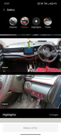 Prime Crystal Blue Maruti Suzuki XL6 Zeta cng