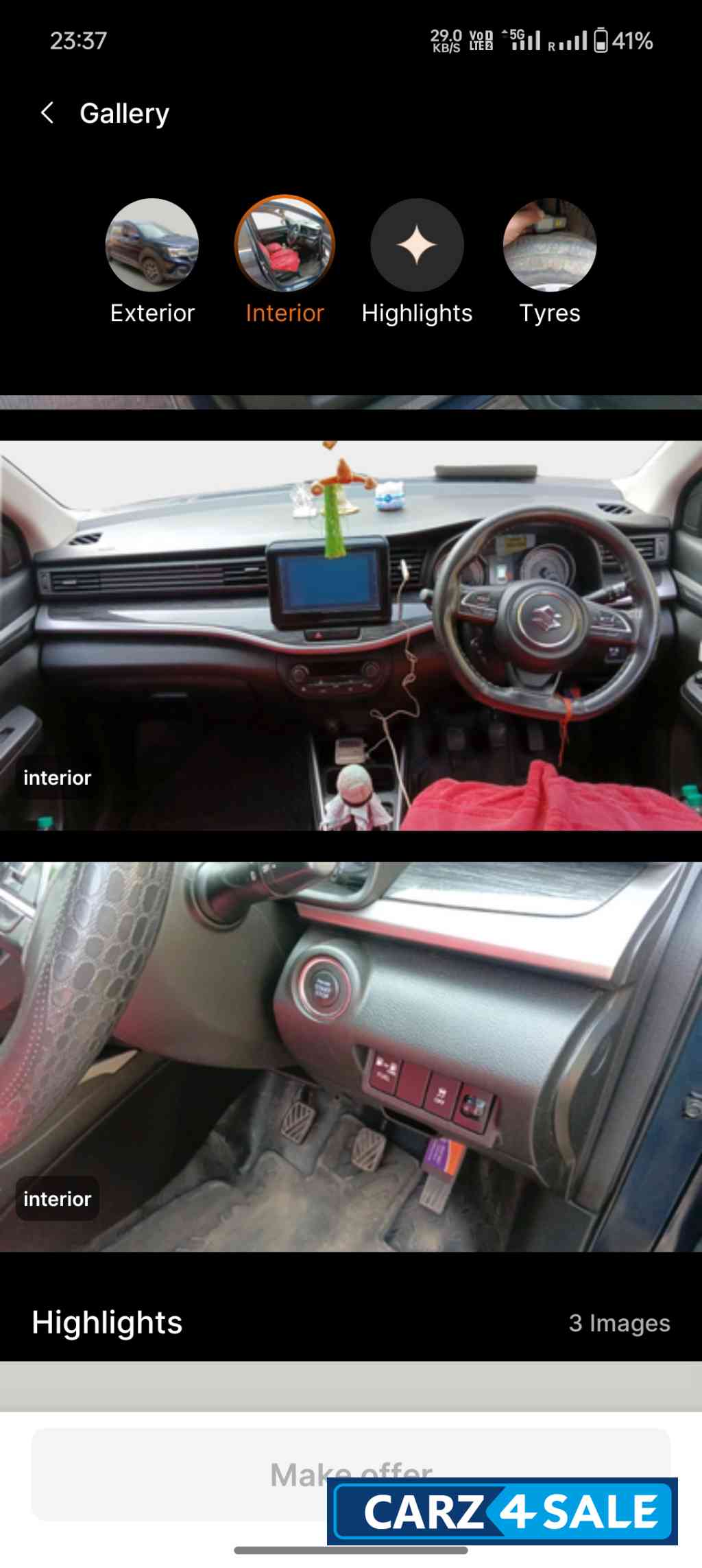 Prime Crystal Blue Maruti Suzuki XL6 Zeta cng Prime Crystal Blue Maruti Suzuki XL6 Zeta cng