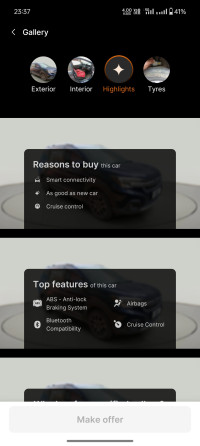 Prime Crystal Blue Maruti Suzuki XL6 Zeta cng