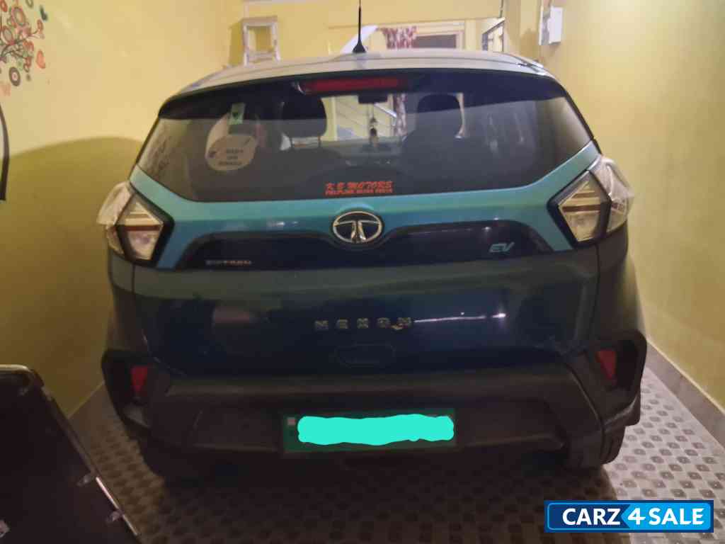 Teal Blue Tata Nexon XM EV