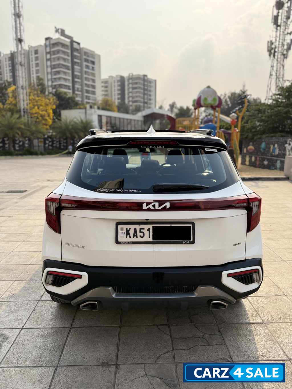 Glacier White Kia Seltos GTX PLUS 1.5 TURBO 7 DCT