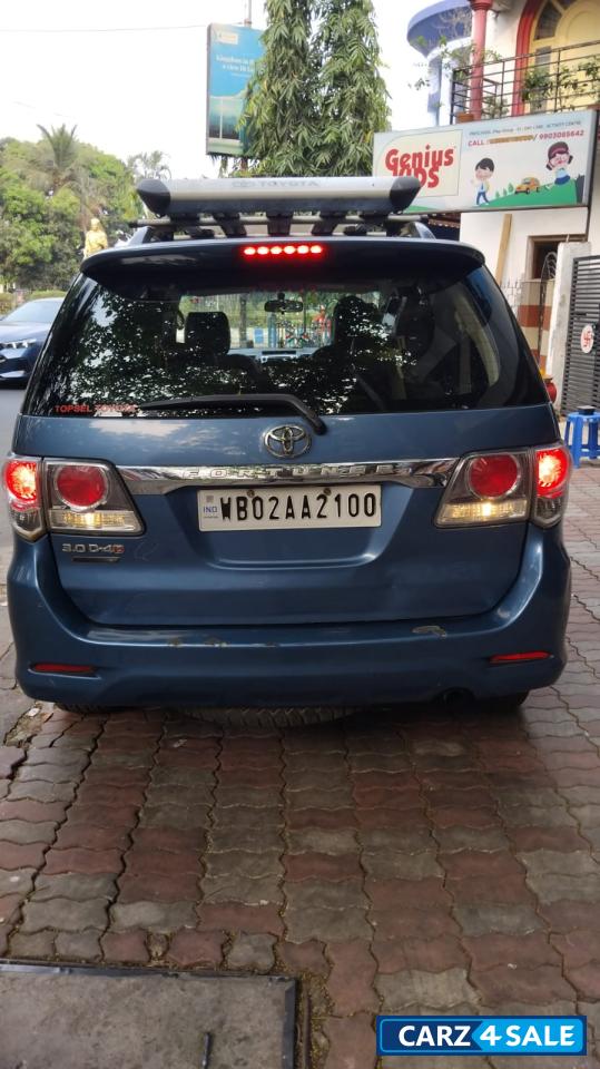 Blue Toyota Fortuner