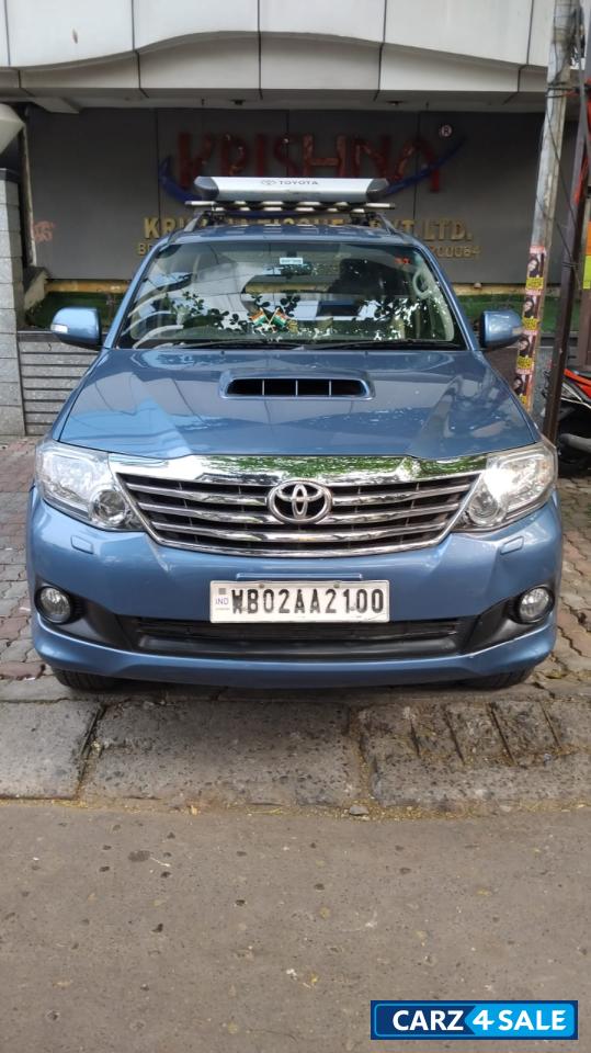 Blue Toyota Fortuner