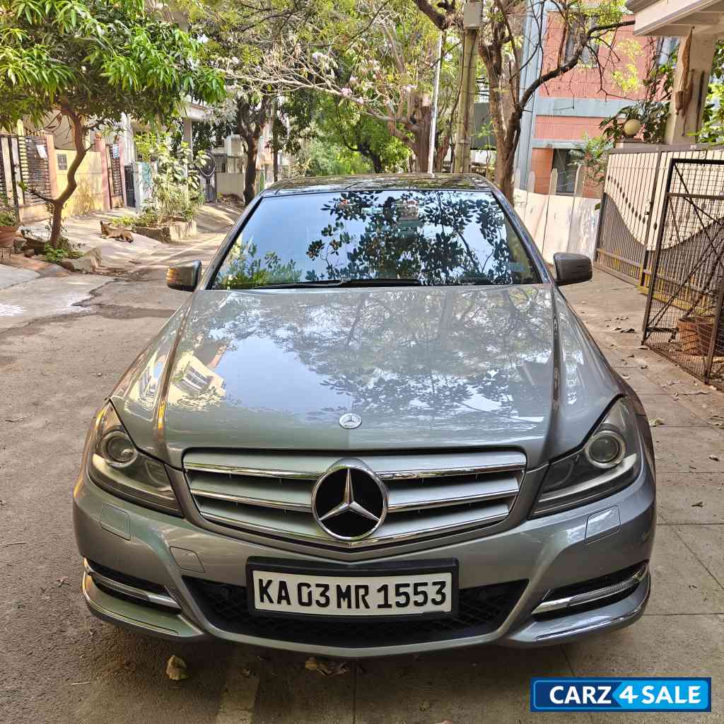 Silver Mercedes-Benz C-Class 200 BE avantgarde