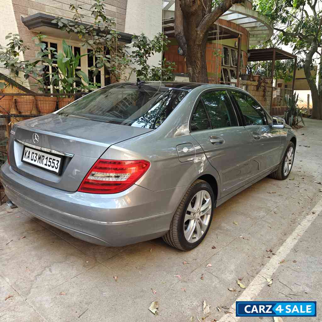 Silver Mercedes-Benz C-Class 200 BE avantgarde
