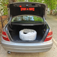 Silver Mercedes-Benz C-Class 200 BE avantgarde