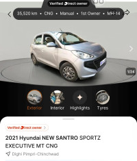 Hyundai Santro CNG EXCUTIVE SPORTS 2021 Model