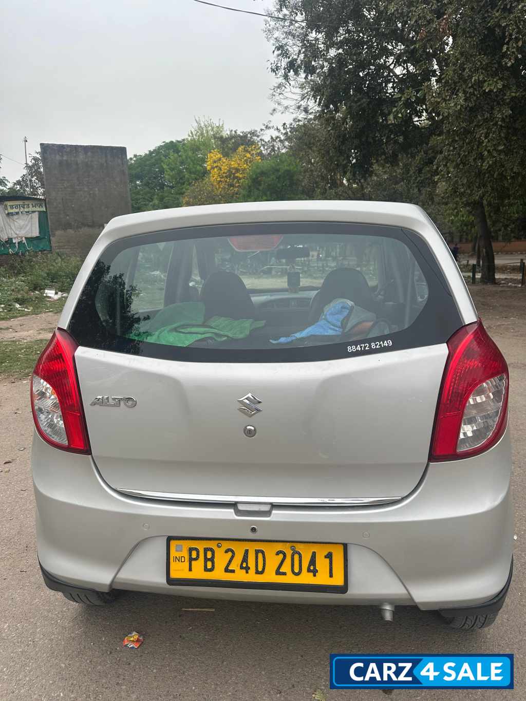 Silver Grey Maruti Suzuki Alto Alto 800 Lxi