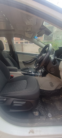 White And Grey Tata Nexon XZ+HS