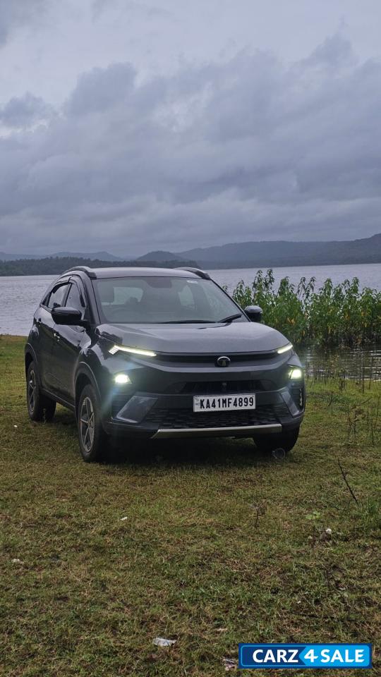 Grey Tata Nexon Fearless 1.2 revetron petrol DT 7DCA
