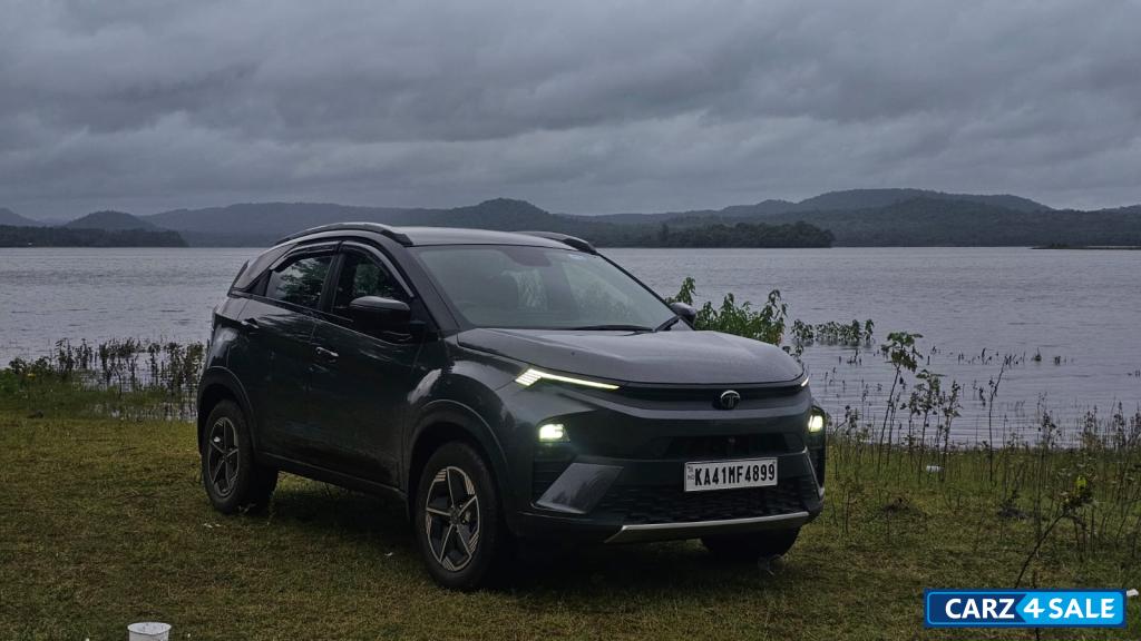 Grey Tata Nexon Fearless 1.2 revetron petrol DT 7DCA