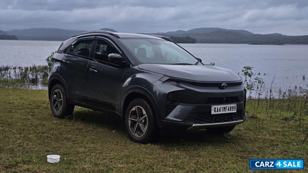 Grey Tata Nexon Fearless 1.2 revetron petrol DT 7DCA