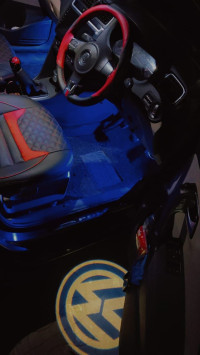 Blue Volkswagen Polo MPI Highline