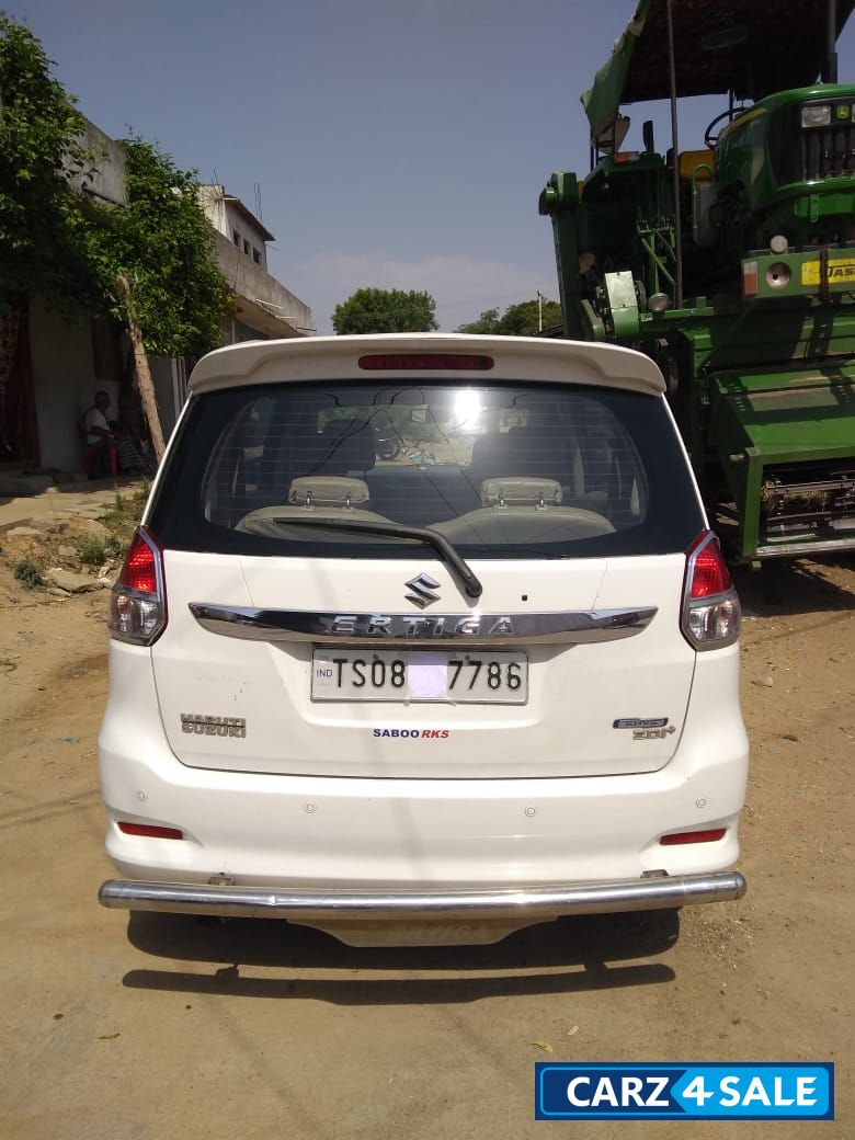 White Maruti Suzuki  Ertiga zdi plus
